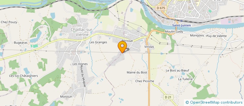 localisation de l'entreprise MONSIEUR JEAN-CLAUDE LAVERGNE à SAINT-JUNIEN
