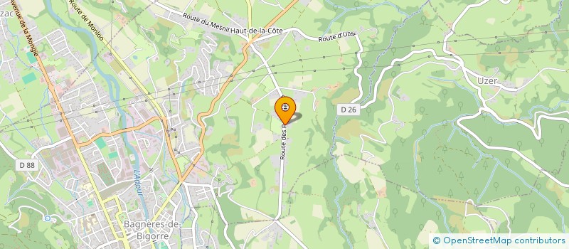 localisation de l'entreprise MONSIEUR JEAN-CLAUDE LAVIGNE  BAGNERES-DE-BIGORRE