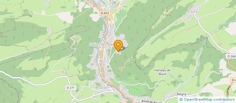 localisation de l'entreprise MONSIEUR JEAN-CLAUDE LAVIOS  SALINS-LES-BAINS