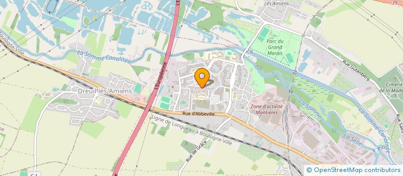 localisation de l'entreprise MONSIEUR JEAN-CLAUDE LAVOINE  AMIENS