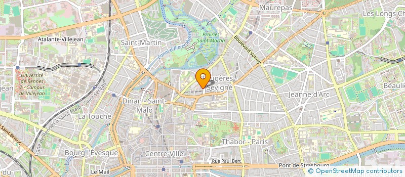 localisation de l'entreprise MONSIEUR JEAN-CLAUDE LE BERRE  RENNES