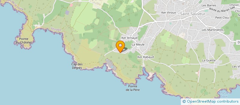 localisation de l'entreprise MONSIEUR JEAN-CLAUDE LE BRIS à L'ILE-D'YEU