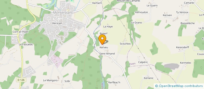 localisation de l'entreprise MONSIEUR JEAN CLAUDE LE GAL  TREDION