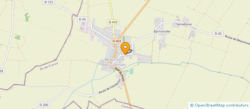 localisation de l'entreprise MONSIEUR JEAN CLAUDE LE LAMER  BEAUMONT-DU-GATINAIS