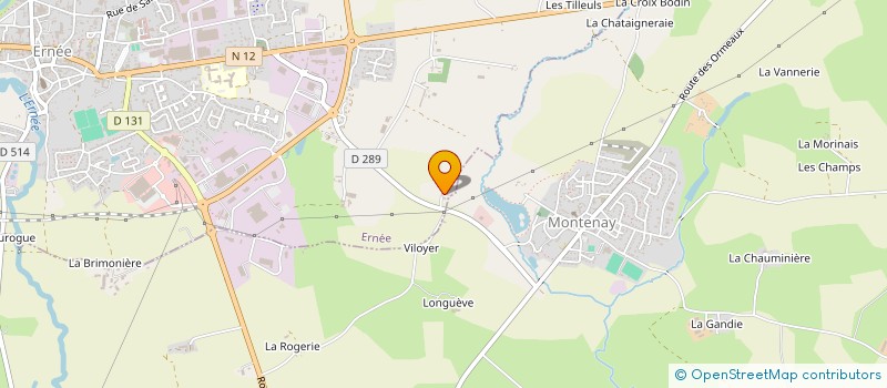 localisation de l'entreprise MONSIEUR JEAN-CLAUDE LEBRETON  ERNEE