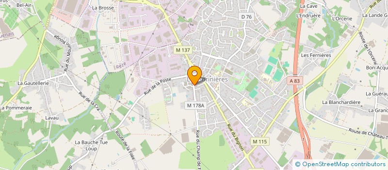 localisation de l'entreprise MONSIEUR JEAN-CLAUDE LEBRETON à LES SORINIERES
