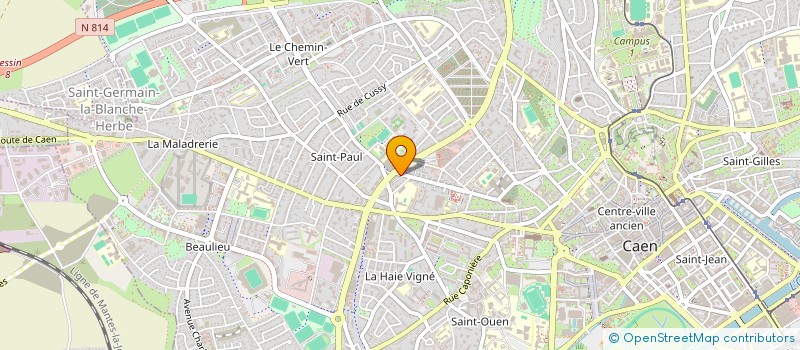 localisation de l'entreprise MONSIEUR JEAN-CLAUDE LECLERE à CAEN