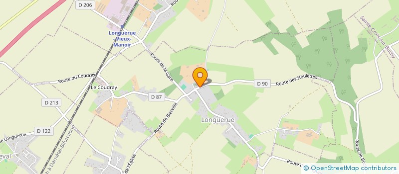 localisation de l'entreprise MONSIEUR JEAN-CLAUDE LECOMPTE  LONGUERUE