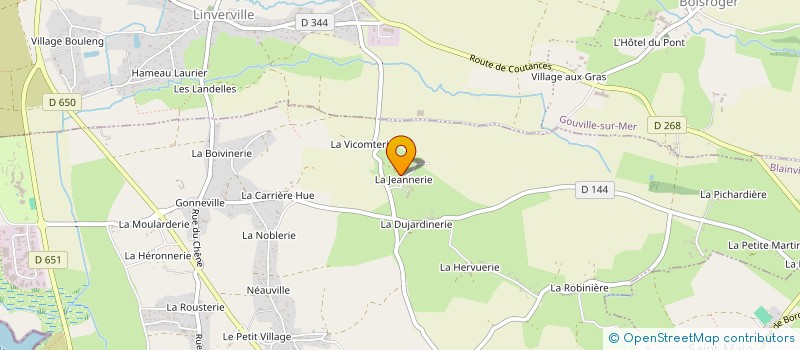localisation de l'entreprise MONSIEUR JEAN-CLAUDE LECONTE à BLAINVILLE-SUR-MER