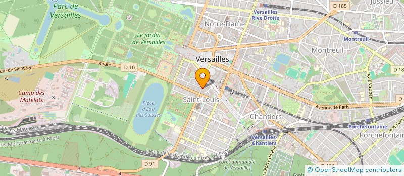 localisation de l'entreprise MONSIEUR JEAN-CLAUDE LEFRANC à VERSAILLES