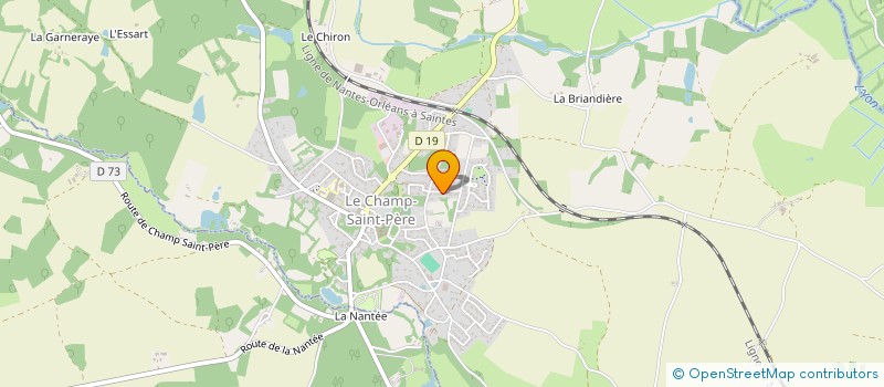 localisation de l'entreprise MONSIEUR JEAN-CLAUDE LEGER à LE CHAMP-SAINT-PERE
