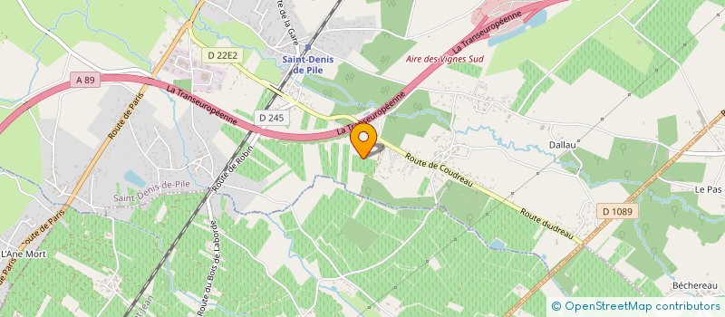 localisation de l'entreprise MONSIEUR JEAN CLAUDE LEGRAIN  BONZAC