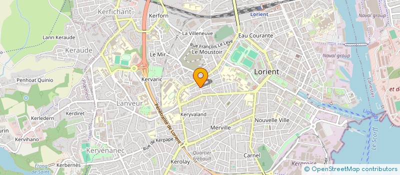 localisation de l'entreprise MONSIEUR JEAN-CLAUDE LEGROS  LORIENT