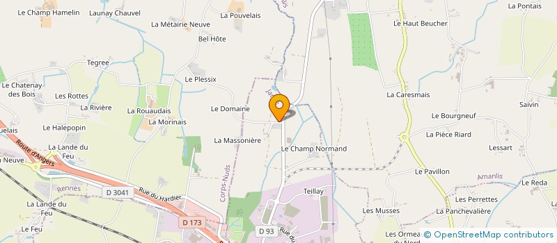 localisation de l'entreprise MONSIEUR JEAN-CLAUDE LELIEVRE à BOISTRUDAN