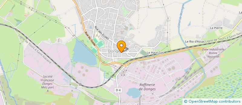 localisation de l'entreprise MONSIEUR JEAN-CLAUDE LEROUX  DONGES