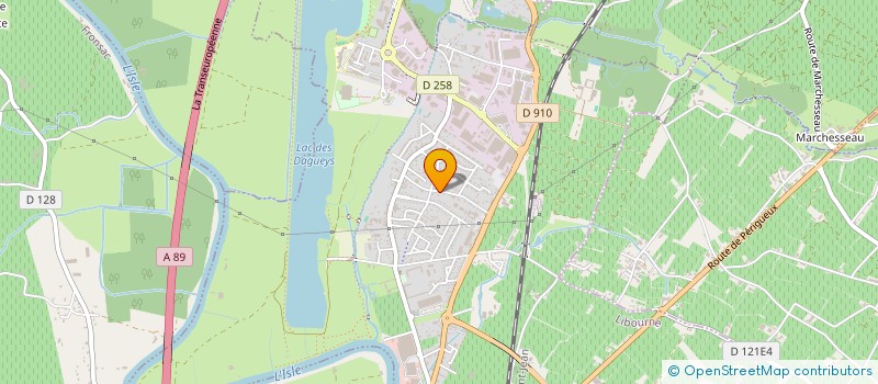 localisation de l'entreprise MONSIEUR JEAN-CLAUDE LESNIER à LIBOURNE