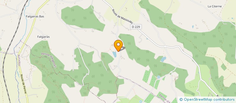 localisation de l'entreprise MONSIEUR JEAN-CLAUDE LESPINASSE  PENNE D'AGENAIS