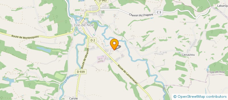 localisation de l'entreprise MONSIEUR JEAN-CLAUDE LESQUER  L'ISLE-DE-NOE