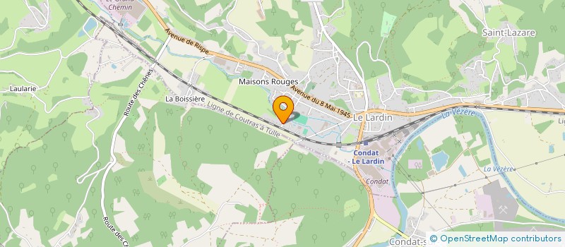 localisation de l'entreprise MONSIEUR JEAN-CLAUDE LEVON  LE LARDIN-SAINT-LAZARE