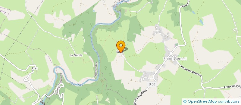 localisation de l'entreprise MONSIEUR JEAN-CLAUDE LICONNET  SAINT-GENEST