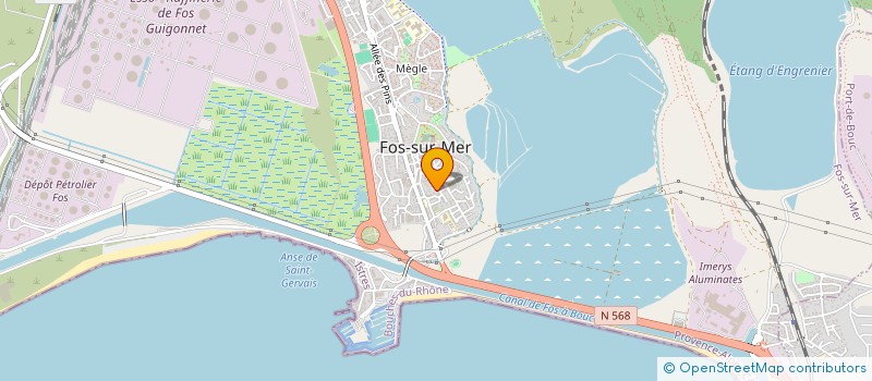 localisation de l'entreprise MONSIEUR JEAN CLAUDE LICORDARI  FOS-SUR-MER