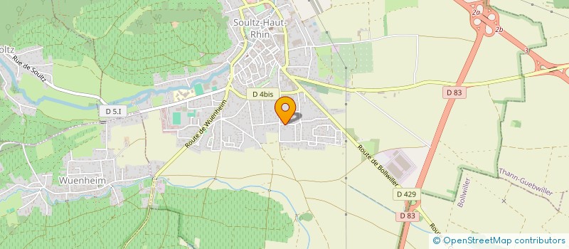 localisation de l'entreprise MONSIEUR JEAN-CLAUDE LIEVRE  SOULTZ-HAUT-RHIN