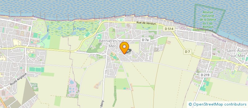 localisation de l'entreprise MONSIEUR JEAN-CLAUDE LODS  BERNIERES-SUR-MER