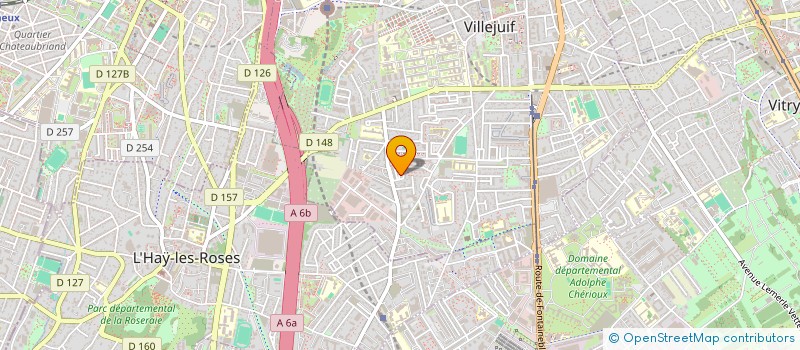 localisation de l'entreprise MONSIEUR JEAN CLAUDE LOUIS ANDREN DAURIN  VILLEJUIF