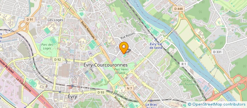 localisation de l'entreprise MONSIEUR JEAN CLAUDE LOUPPE à EVRY-COURCOURONNES