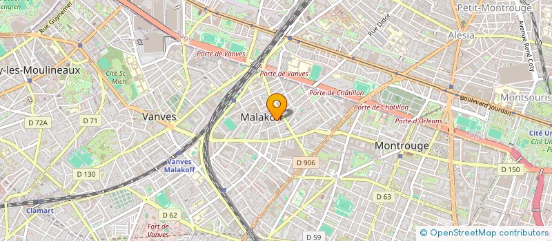 localisation de l'entreprise MONSIEUR JEAN-CLAUDE LUTON à MALAKOFF
