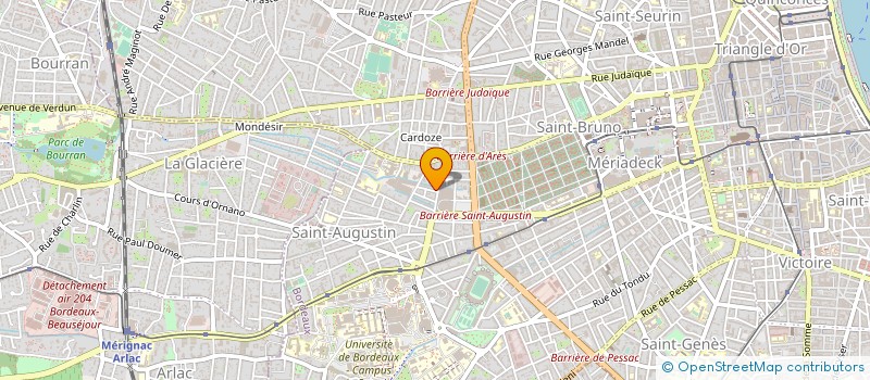 localisation de l'entreprise MONSIEUR JEAN-CLAUDE MACIA à BORDEAUX