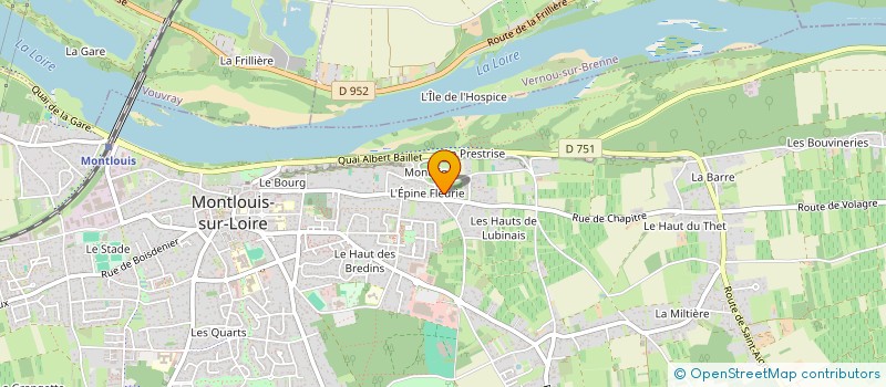 localisation de l'entreprise MONSIEUR JEAN CLAUDE MAGNON  MONTLOUIS-SUR-LOIRE