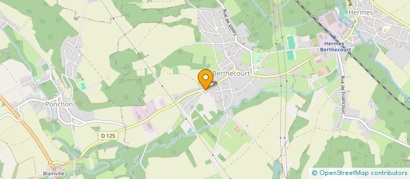 localisation de l'entreprise MONSIEUR JEAN CLAUDE MAHFOUDA  BERTHECOURT