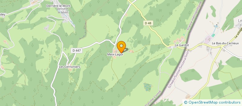 localisation de l'entreprise MONSIEUR JEAN-CLAUDE MAINIER  LES COMBES