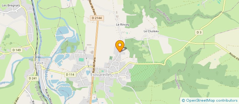 localisation de l'entreprise MONSIEUR JEAN-CLAUDE MALET  ESTIVAREILLES