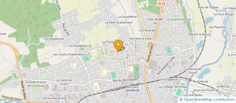 localisation de l'entreprise MONSIEUR JEAN-CLAUDE MALIBOUNGOU  VENDOME