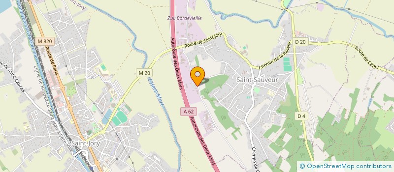 localisation de l'entreprise MONSIEUR JEAN-CLAUDE MANERO  SAINT-SAUVEUR