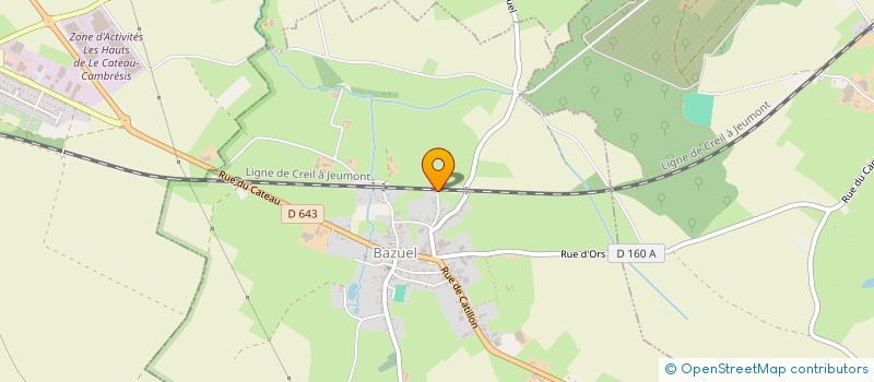 localisation de l'entreprise MONSIEUR JEAN-CLAUDE MANESSE  BAZUEL