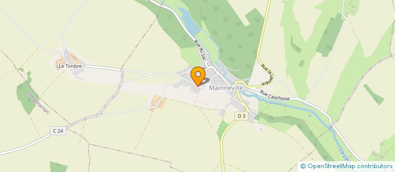 localisation de l'entreprise MONSIEUR JEAN-CLAUDE MARC  MAINNEVILLE