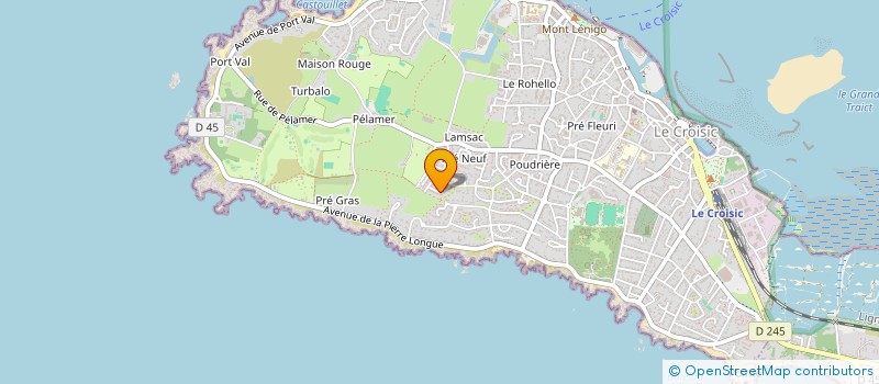 localisation de l'entreprise MONSIEUR JEAN-CLAUDE MARCHAND  LE CROISIC