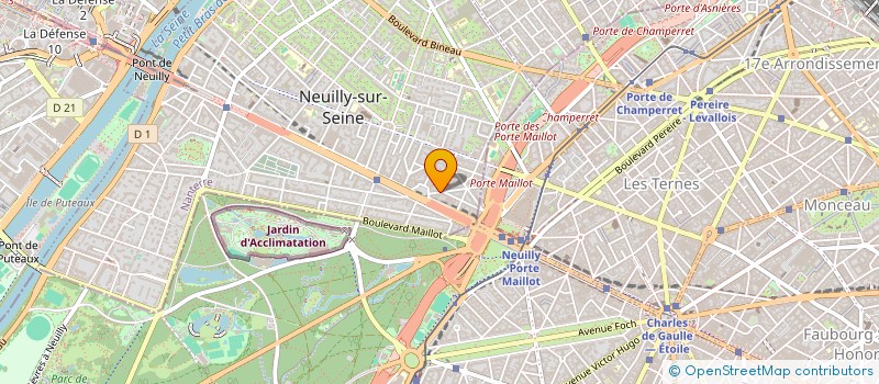 localisation de l'entreprise MONSIEUR JEAN CLAUDE MARELLI à NEUILLY-SUR-SEINE