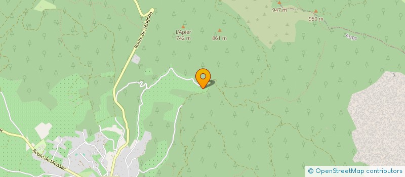 localisation de l'entreprise MONSIEUR JEAN-CLAUDE MARIE  AUPS