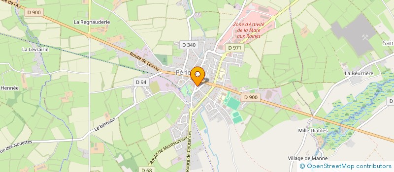 localisation de l'entreprise MONSIEUR JEAN-CLAUDE MARINIER à PERIERS