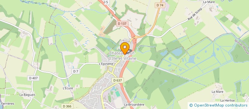 localisation de l'entreprise MONSIEUR JEAN-CLAUDE MARQUET à CHATEAUNEUF-D'ILLE-ET-VILAINE