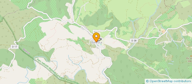 localisation de l'entreprise MONSIEUR JEAN CLAUDE MARQUET  BELESTA