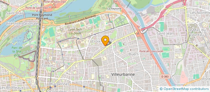 localisation de l'entreprise MONSIEUR JEAN CLAUDE MARTHE  VILLEURBANNE