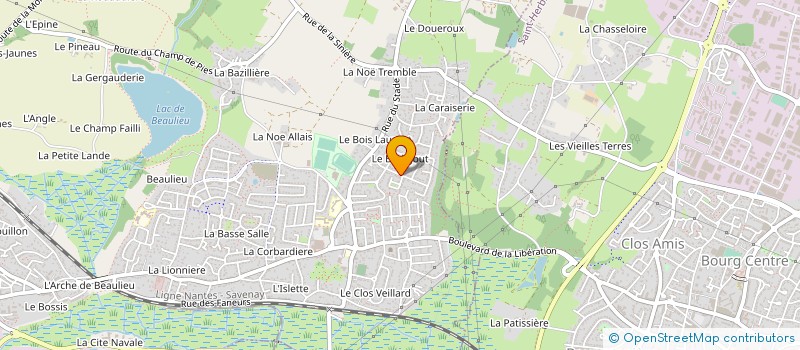 localisation de l'entreprise MONSIEUR JEAN CLAUDE MARTIN à COUERON