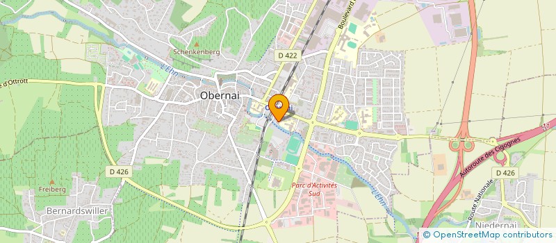 localisation de l'entreprise MONSIEUR JEAN CLAUDE MARTZOLFF  OBERNAI