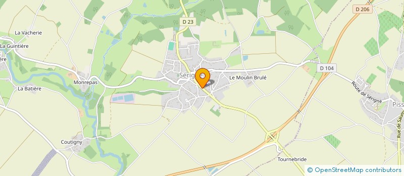 localisation de l'entreprise MONSIEUR JEAN-CLAUDE MATHIEU  SERIGNE