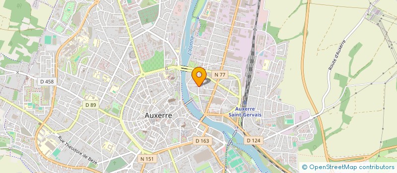 localisation de l'entreprise MONSIEUR JEAN-CLAUDE MAUDHUY à AUXERRE